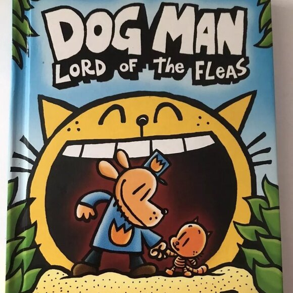 Lot of 2 Graphic Novel Comic Books : Dog Man, Lord of the Fleas by Dav Pilkey - Picture 4 of 5